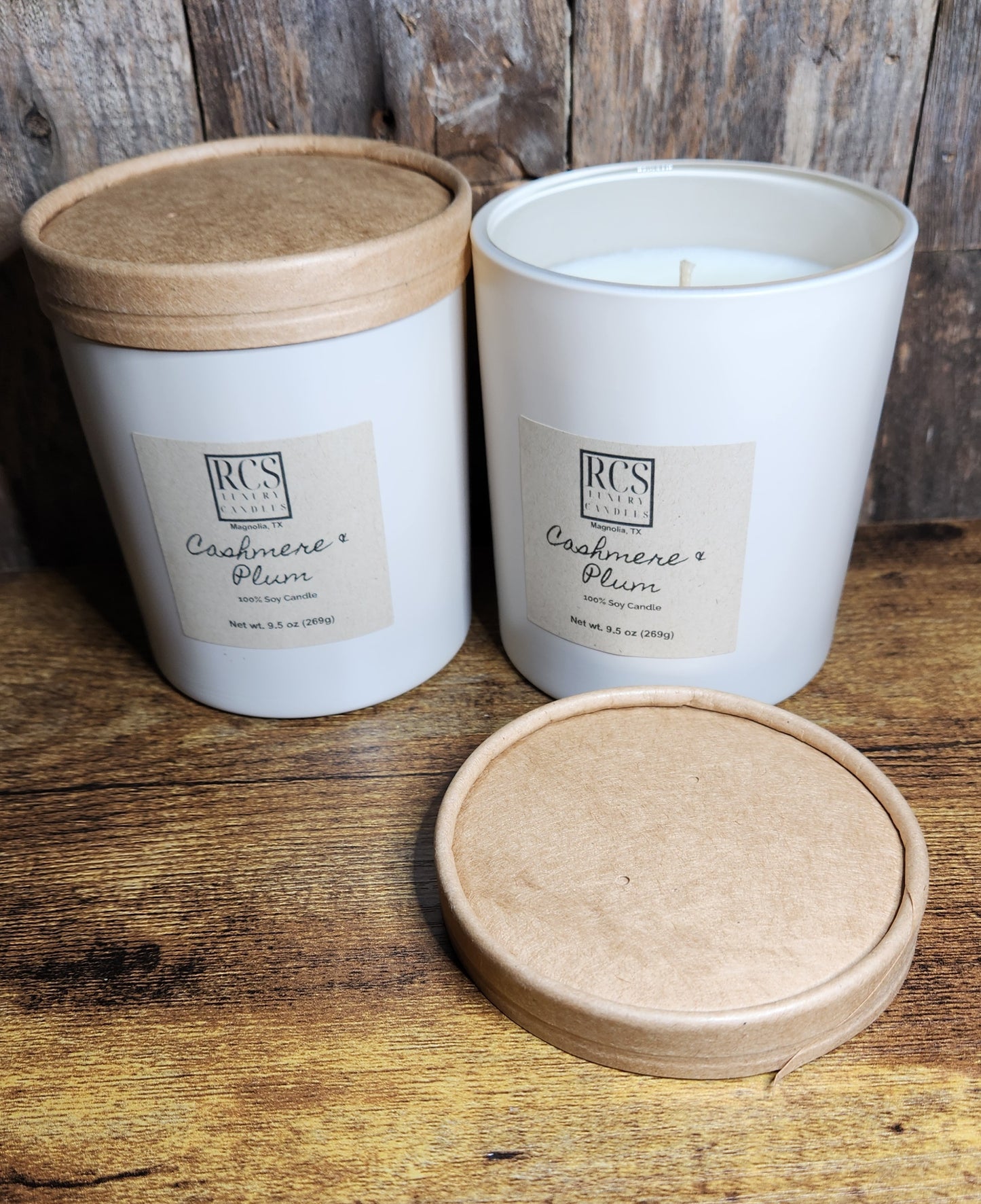 Cashmere Plum Soy Candle